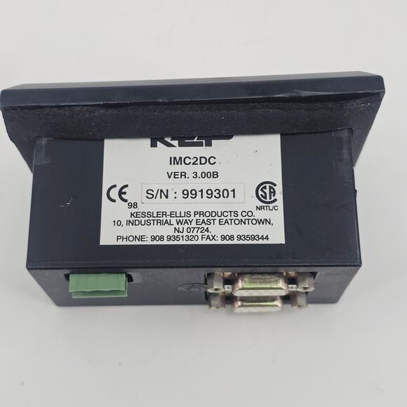 KEP RTP Dual Ratemeter / Totalizer IMC2DC VER. 3.00B Kessler-Ellis Surplus - Picture 6 of 9